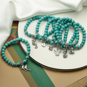 Wholesale Turquoise Cross Onyx Bracelet