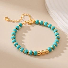 Wholesale Turquoise Handmade Metal Bracelet
