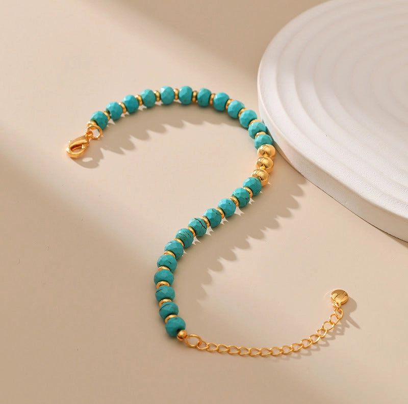 Wholesale Turquoise Handmade Metal Bracelet