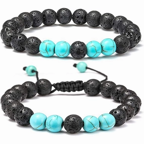 Wholesale Turquoise Lava Bracelet