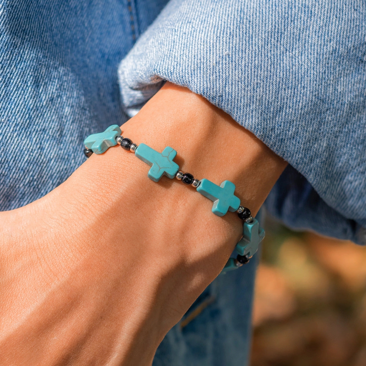 Wholesale Turquoise Men's Fashion Bracelet