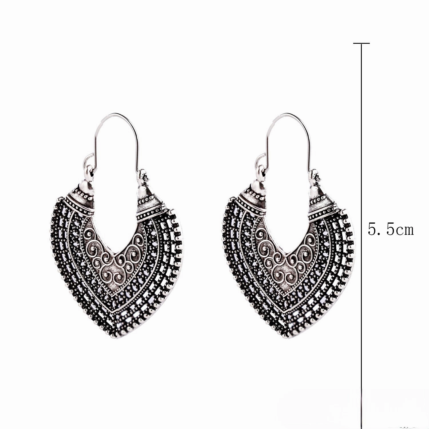 Wholesale Turquoise Vintage Bohemian Alloy Earrings