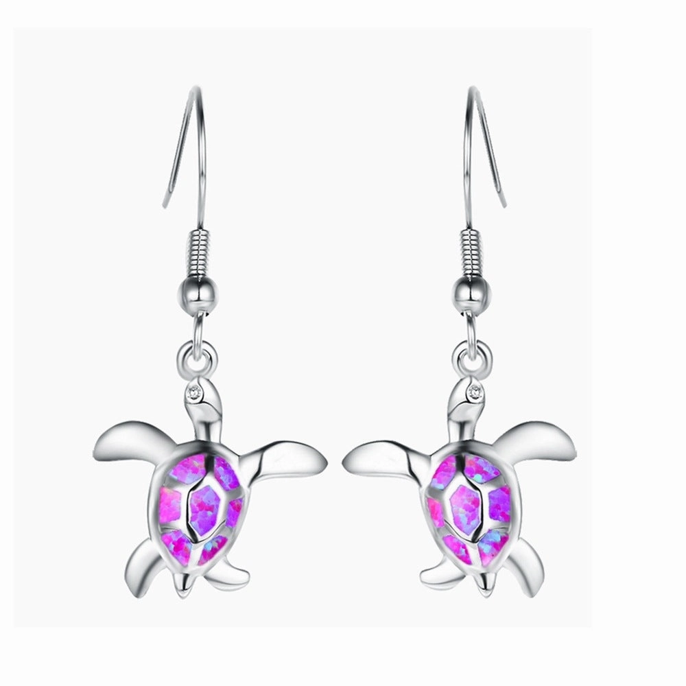 Wholesale Turtle 5 Color Alloy Earrings