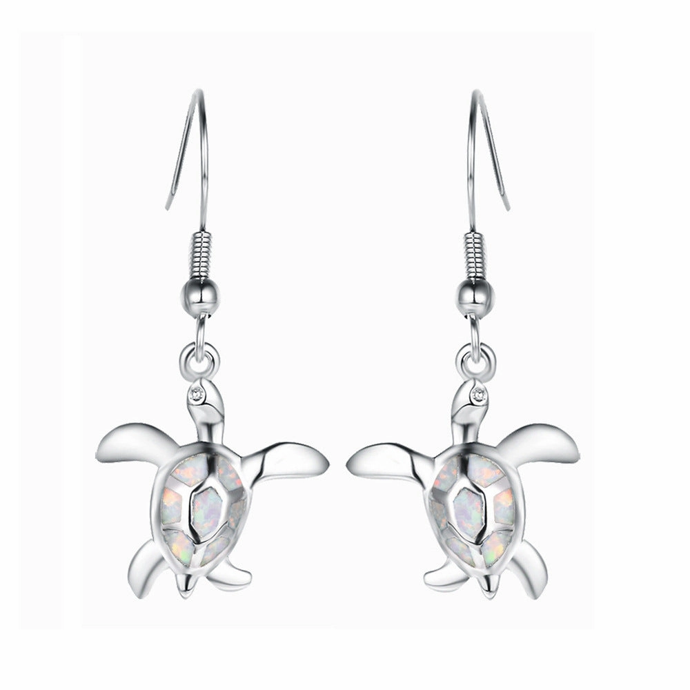 Wholesale Turtle 5 Color Alloy Earrings