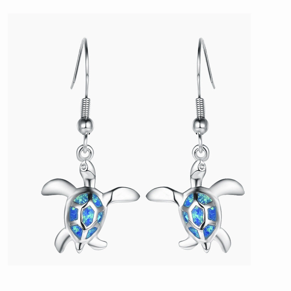 Wholesale Turtle 5 Color Alloy Earrings