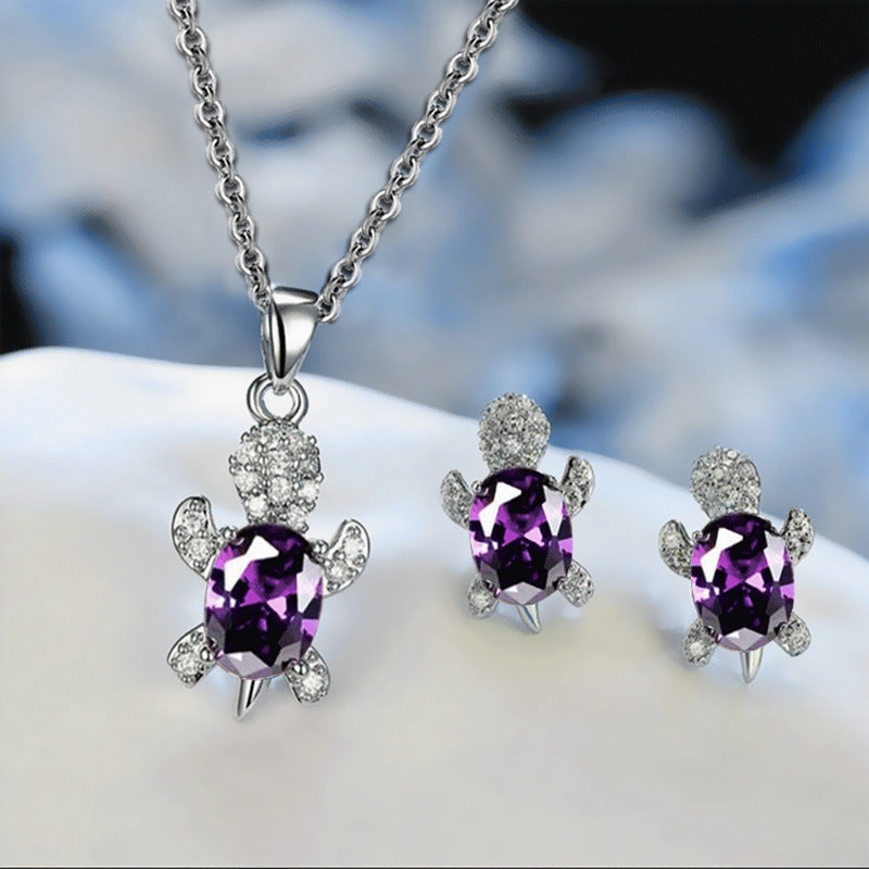 Wholesale Turtle Alloy Earrings Jewelry Set