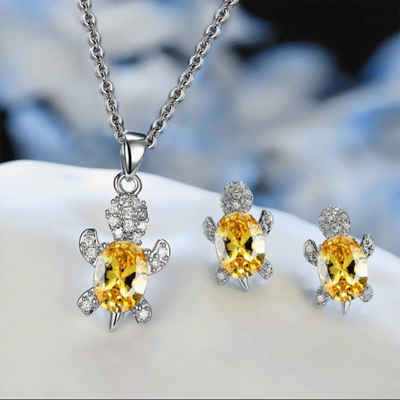 Wholesale Turtle Alloy Earrings Jewelry Set