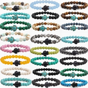 Wholesale Turtle Turquoise Beaded Bracelet