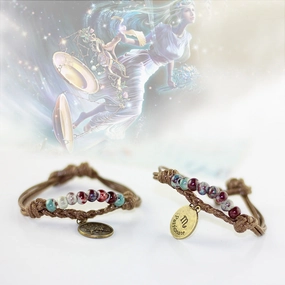 Wholesale Twelve Constellation Mori Woven Ceramic Bracelet
