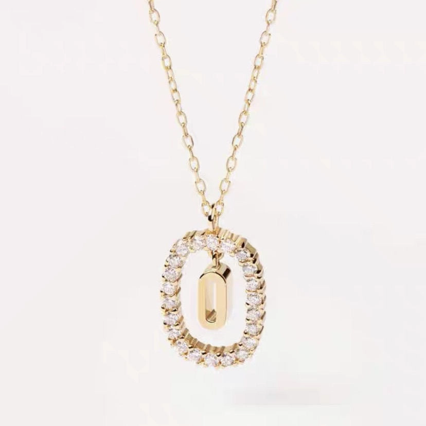 Wholesale Twenty Six Alphabet Pendants Copper Necklaces