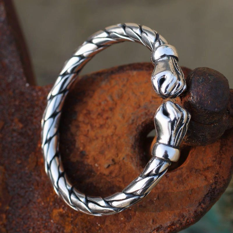 Wholesale Twist Style Double Fist Twisted Metal Bracelet