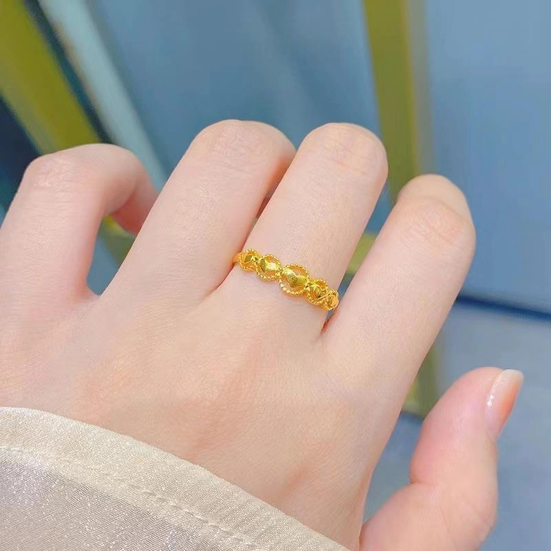 Wholesale Valentine's Day Adjustable Copper Plated Love Rings