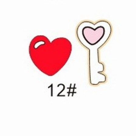 Wholesale Valentine's Day bear envelope love cupid arrow cake tape chocolate key wooden earrings
