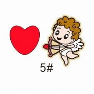 Wholesale Valentine's Day bear envelope love cupid arrow cake tape chocolate key wooden earrings