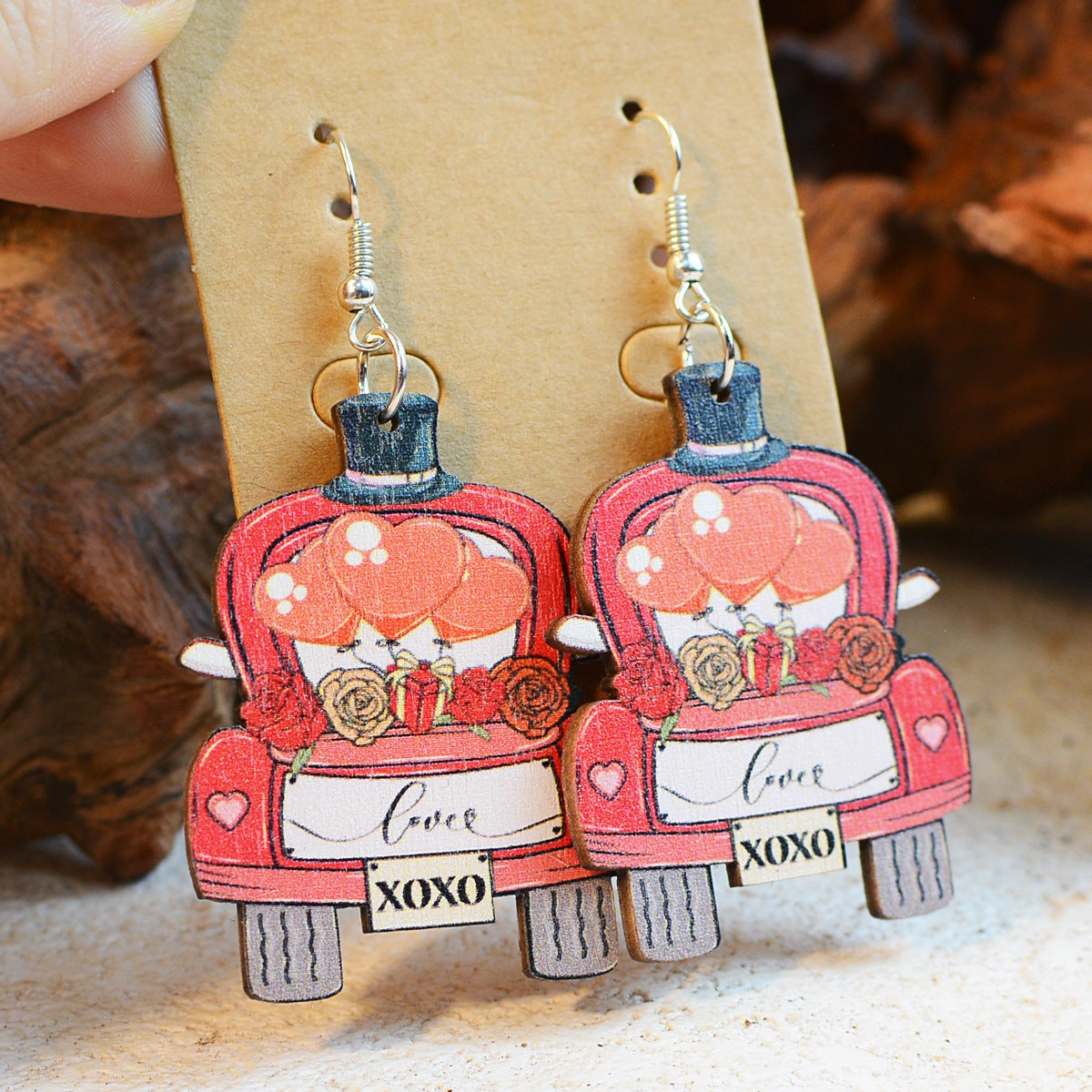 Wholesale Valentine's Day Car XOXO Earrings