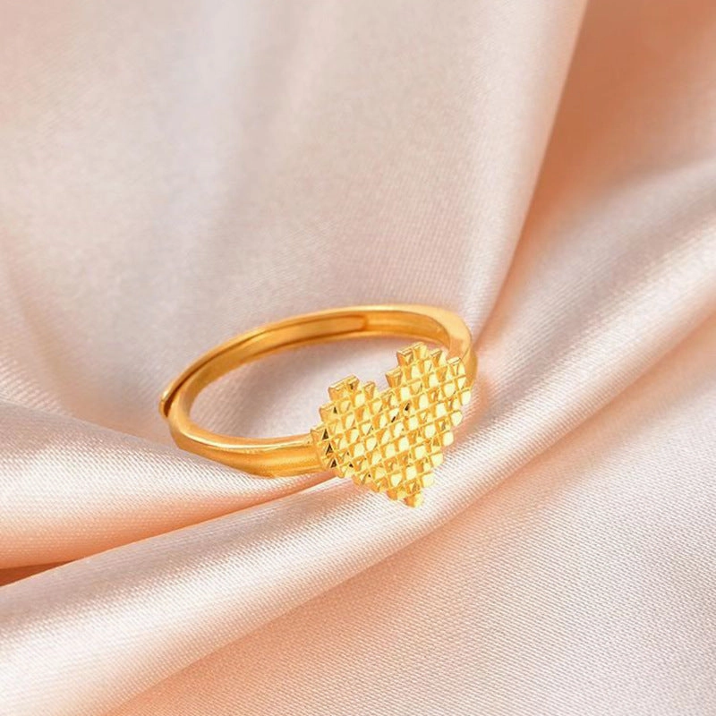 Wholesale Valentine's Day Copper Plated Love Chocolate Rings