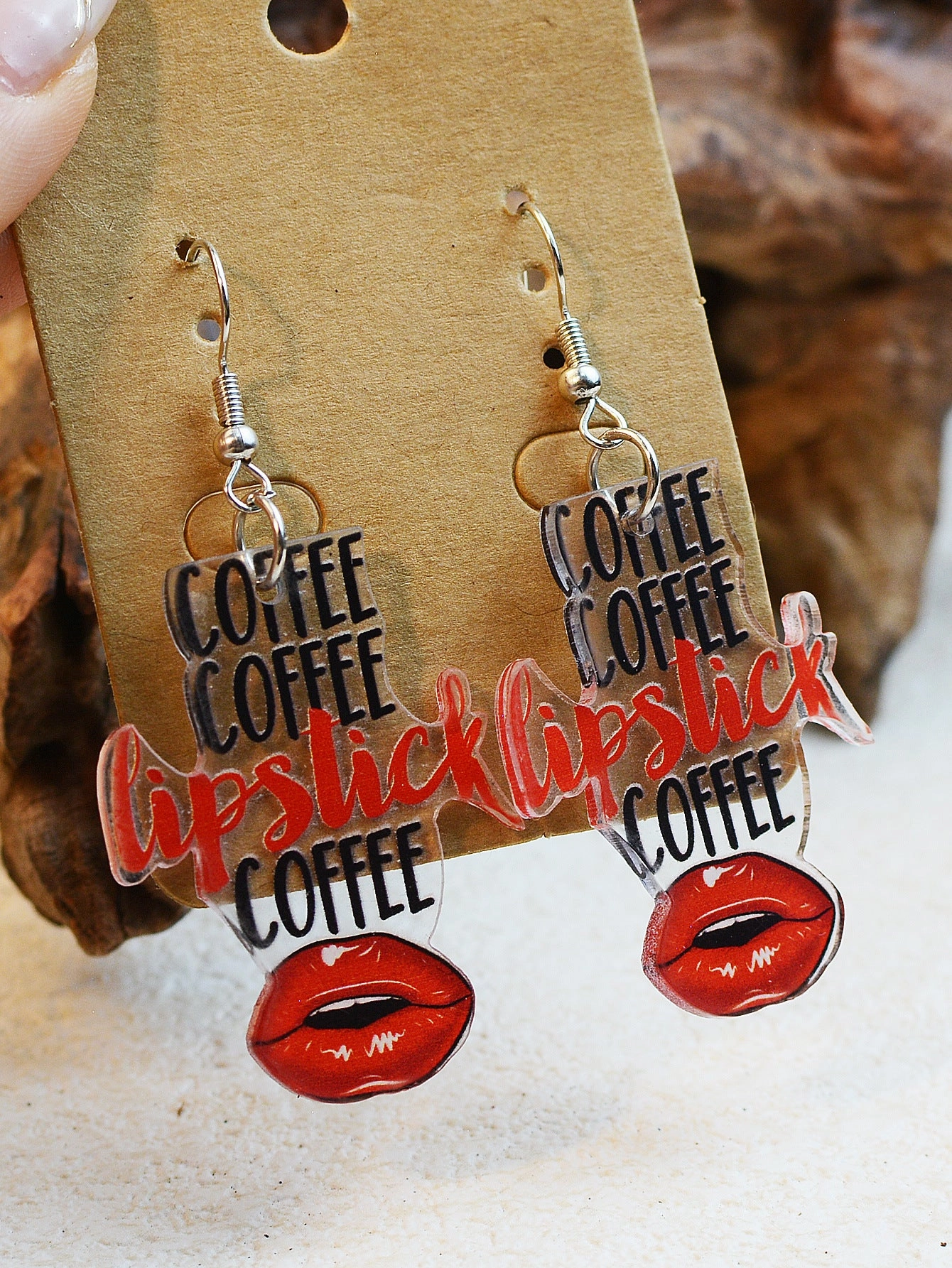 Wholesale Valentine's Day Dwarf Elf Acrylic Earrings