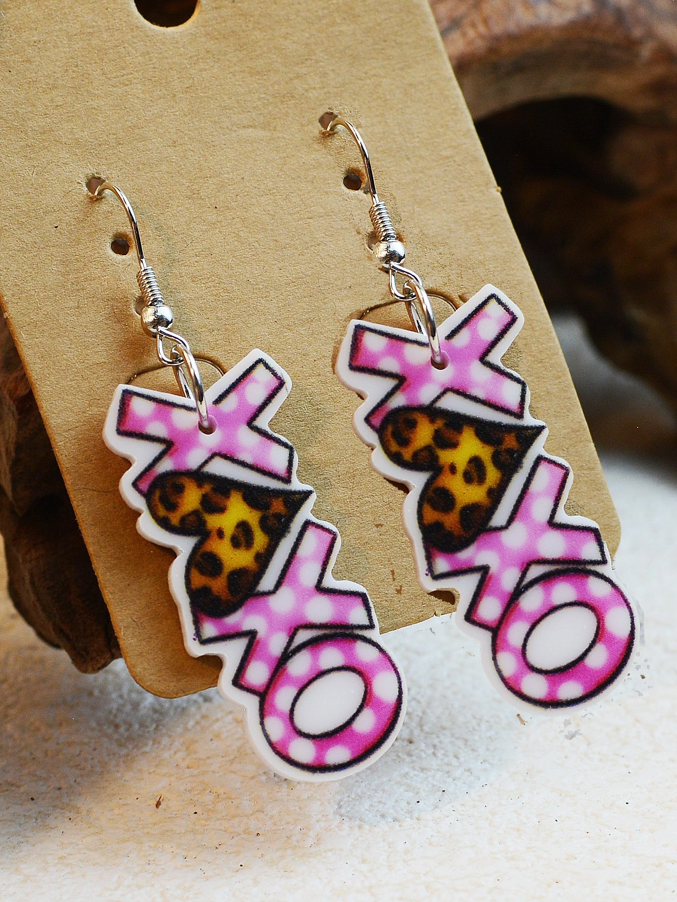 Wholesale Valentine's Day Dwarf Elf Acrylic Earrings