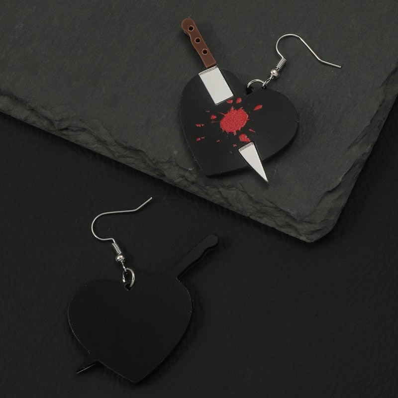 Wholesale Valentine's Day Heart Acrylic Earrings