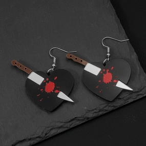 Wholesale Valentine's Day Heart Acrylic Earrings