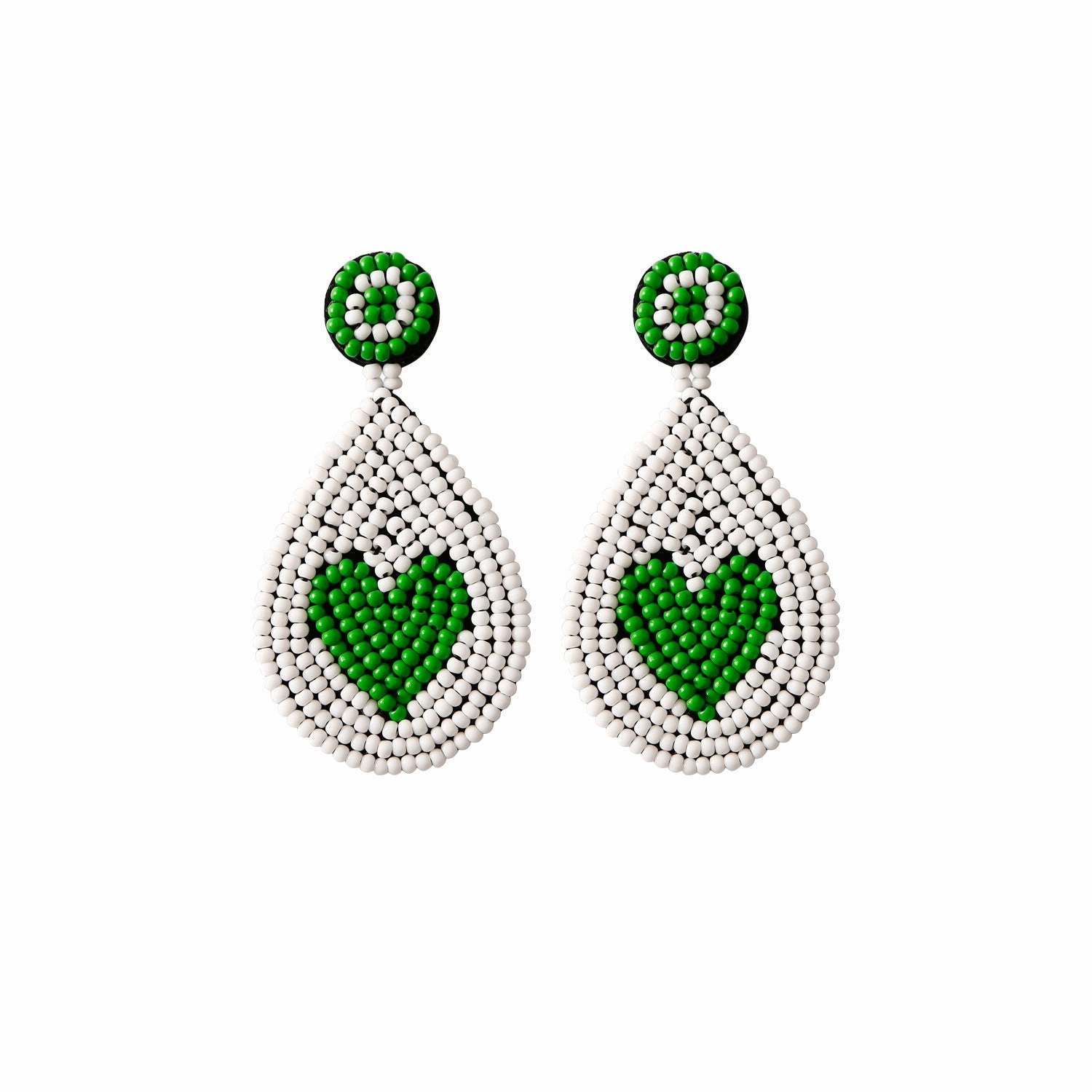 Wholesale Valentine's Day Heart Bead Earrings
