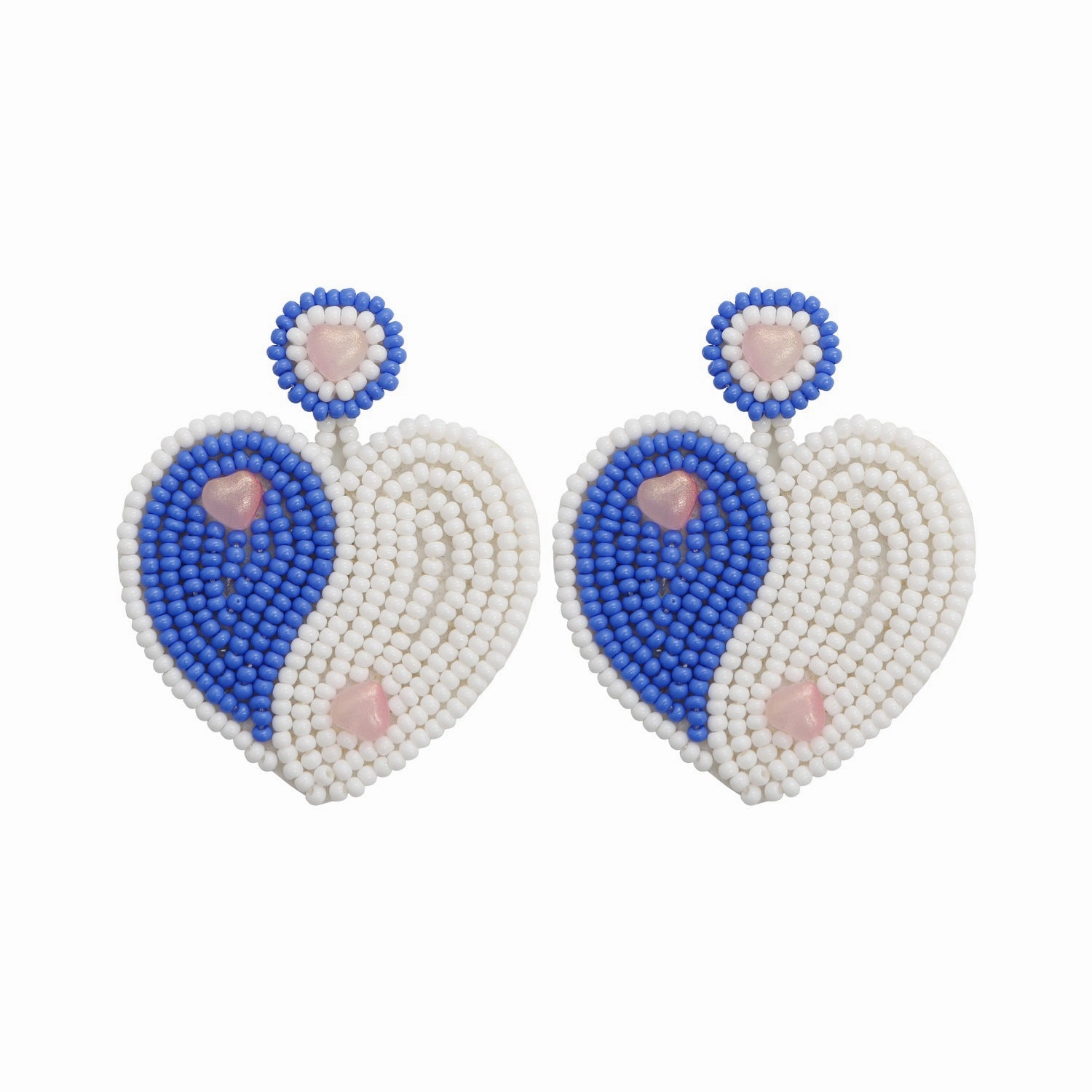Wholesale Valentine's Day Heart Bead Earrings