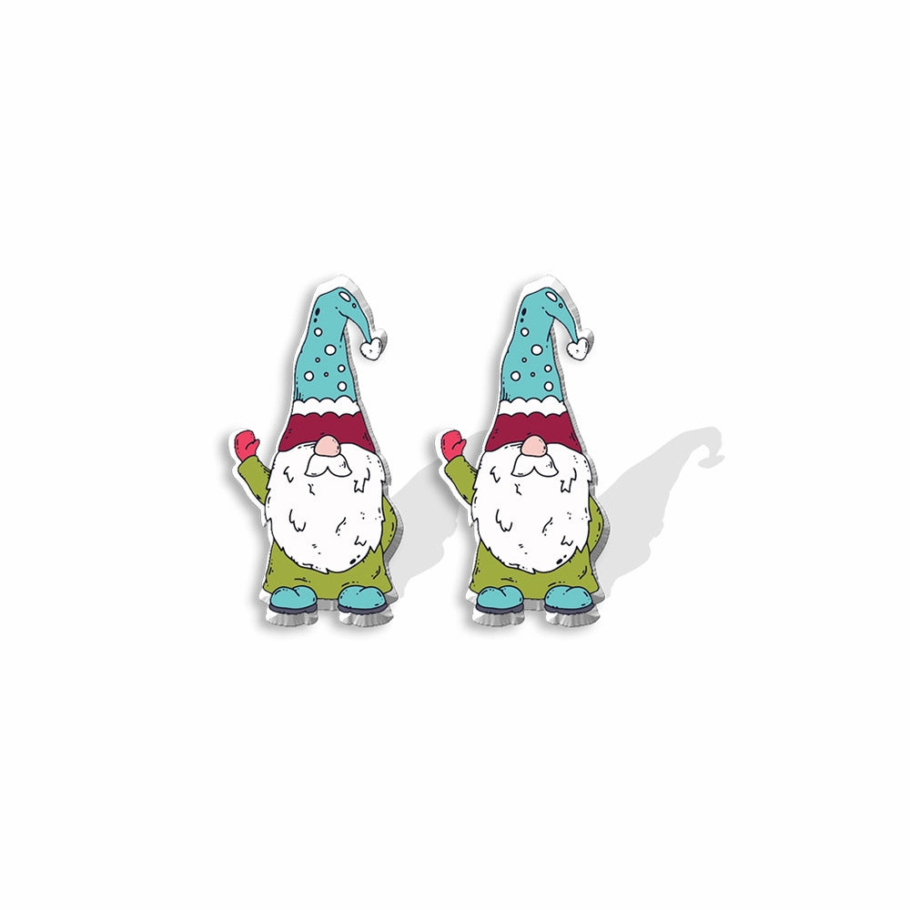 Wholesale Valentine's Day Heat Shrink Acrylic Earrings