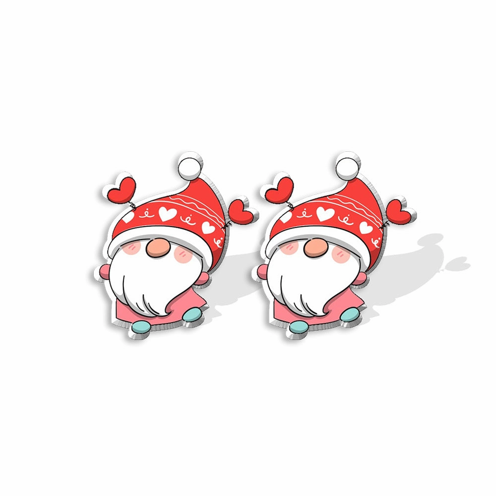 Wholesale Valentine's Day Heat Shrink Acrylic Earrings