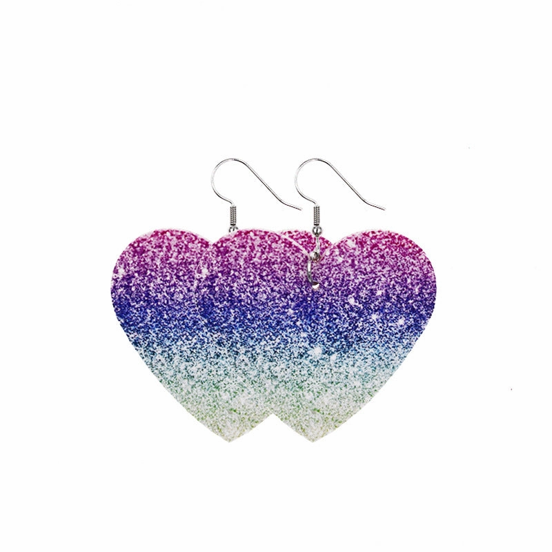 Wholesale Valentine's Day Leather Earrings