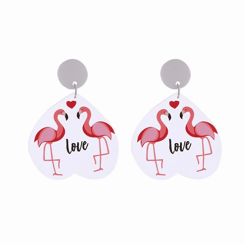 Wholesale Valentine's Day Love Acrylic Earrings