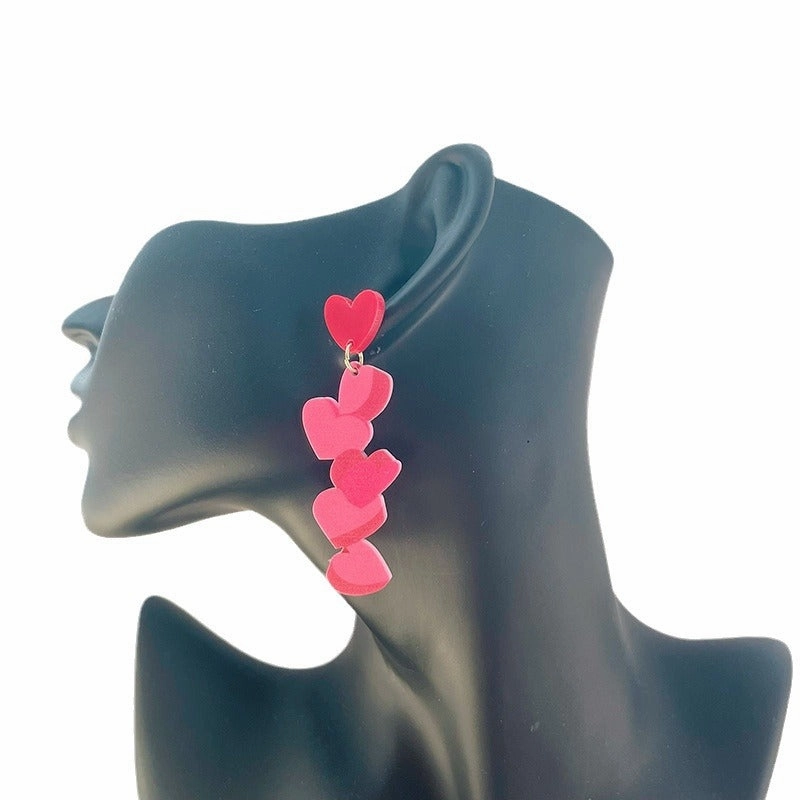 Wholesale Valentine's Day Love Acrylic Earrings