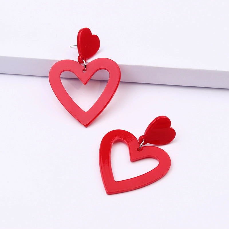 Wholesale Valentine's Day Love Acrylic Earrings