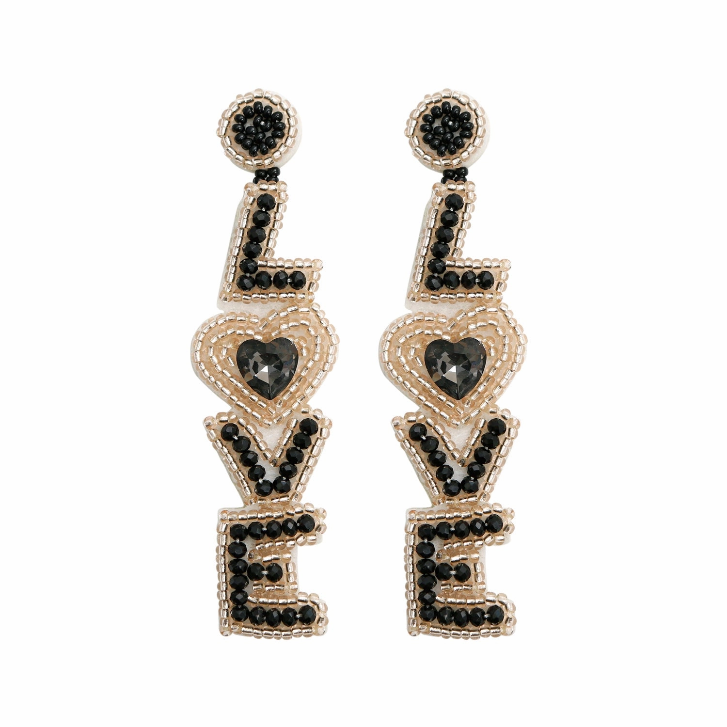Wholesale Valentine's Day LOVE Bead Earrings