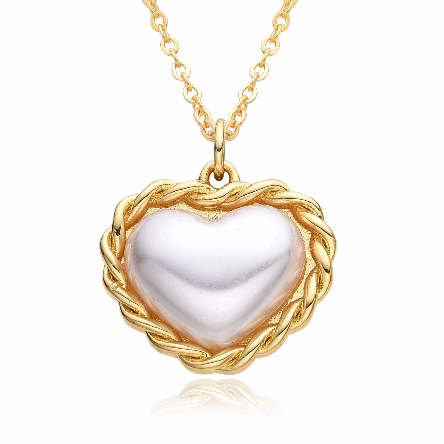 Wholesale Valentine's Day Love Microset Necklace Clavicle Chain