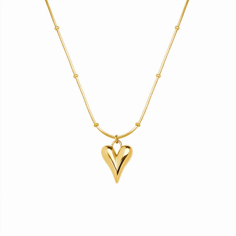 Wholesale Valentine's Day Love Necklaces Titanium Steel Neckchains