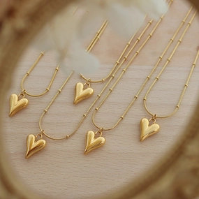 Wholesale Valentine's Day Love Necklaces Titanium Steel Neckchains