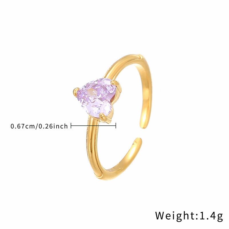 Wholesale Valentine's Day Love Stainless Steel Ring