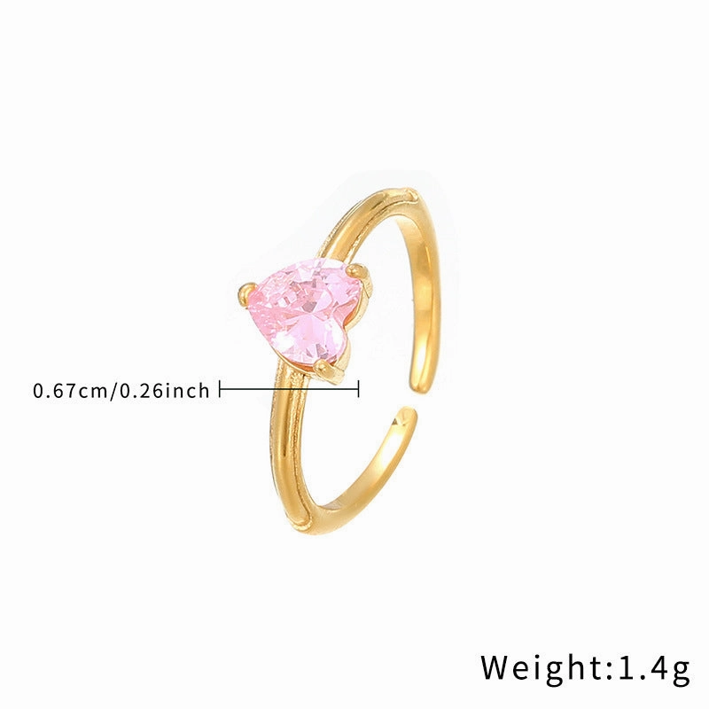 Wholesale Valentine's Day Love Stainless Steel Ring