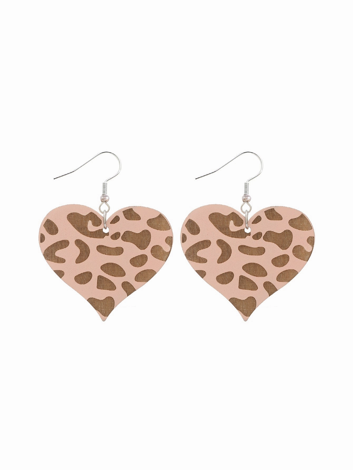 Wholesale Valentine's Day Love Wood Chips Football Baseball Wooden Earrings