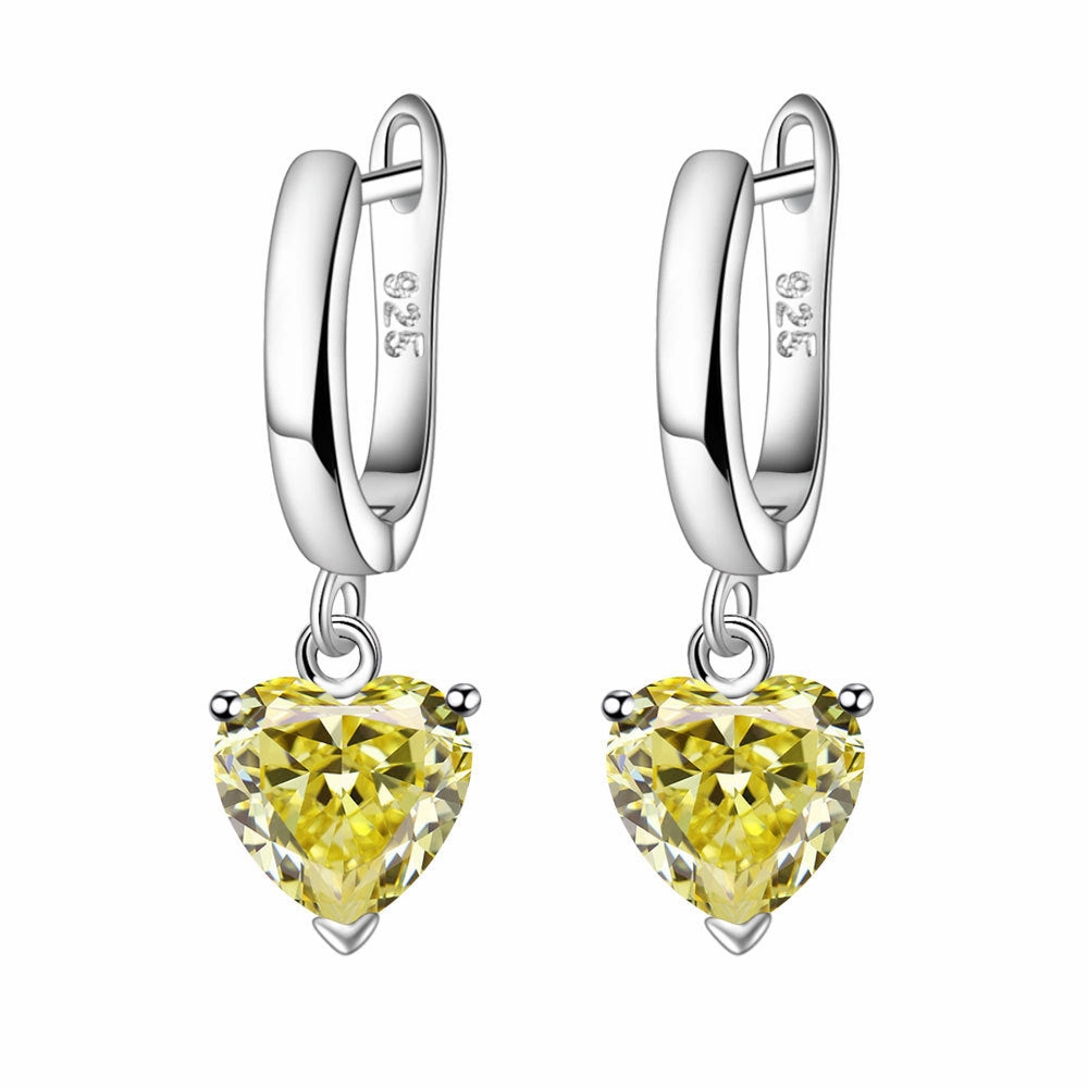 Wholesale Valentine's Day Love Zircon Necklace Earrings Ring Set