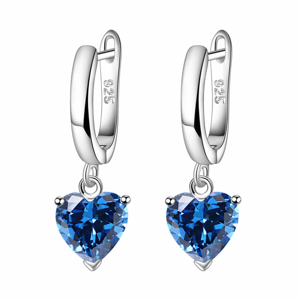 Wholesale Valentine's Day Love Zircon Necklace Earrings Ring Set