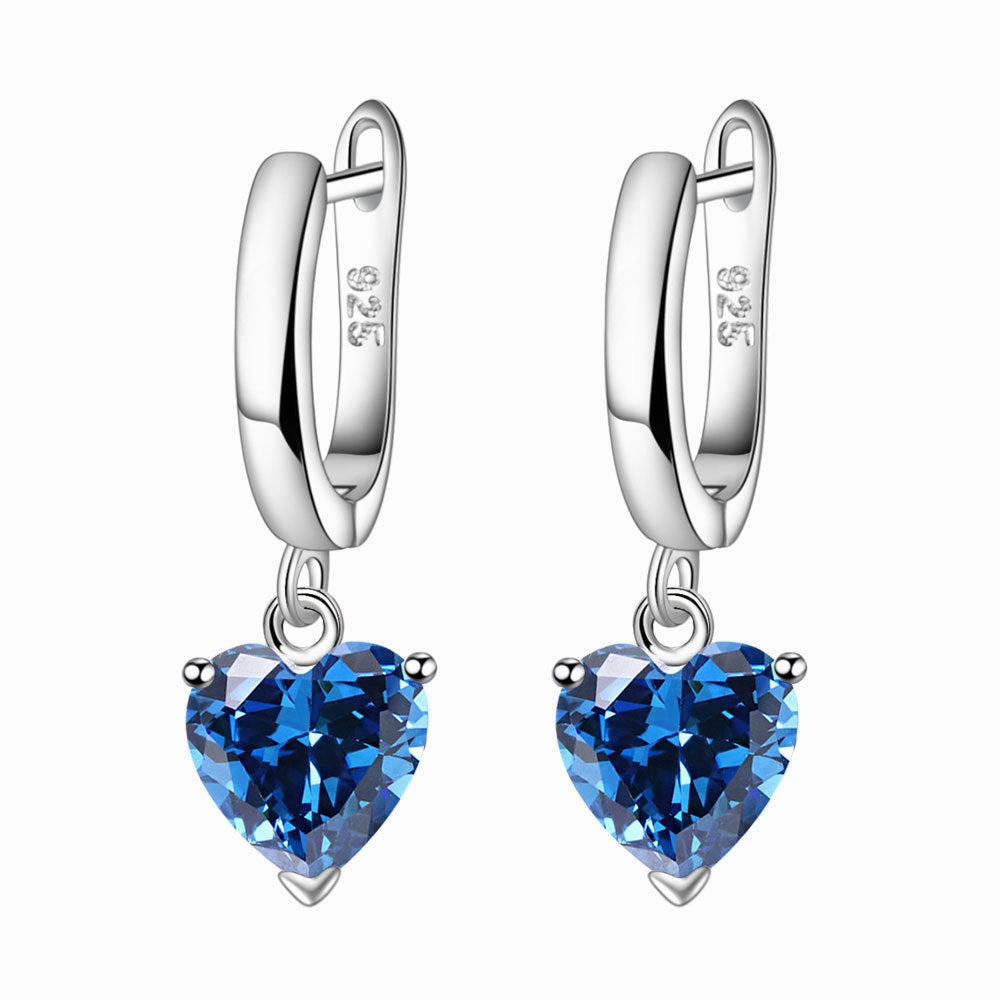 Wholesale Valentine's Day Love Zircon Necklace Earrings Ring Set