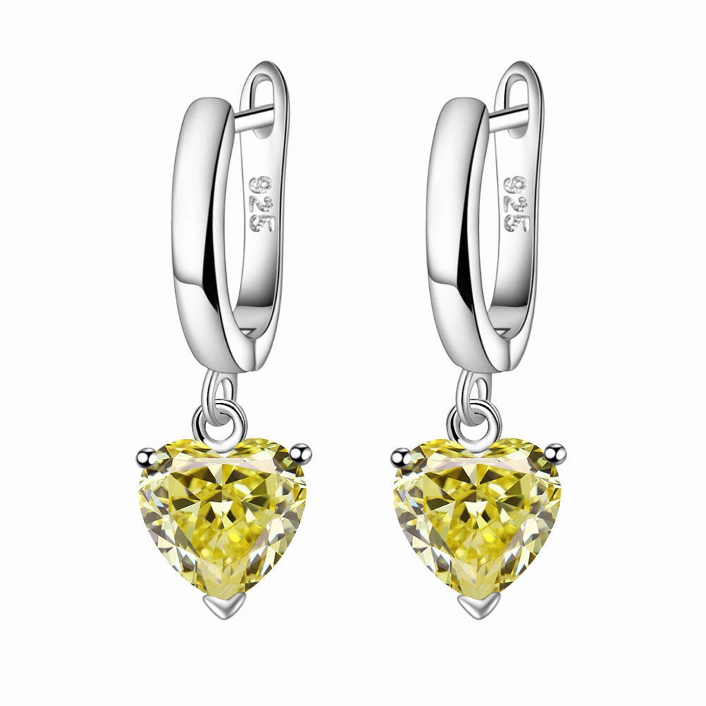 Wholesale Valentine's Day Love Zircon Necklace Earrings Ring Set