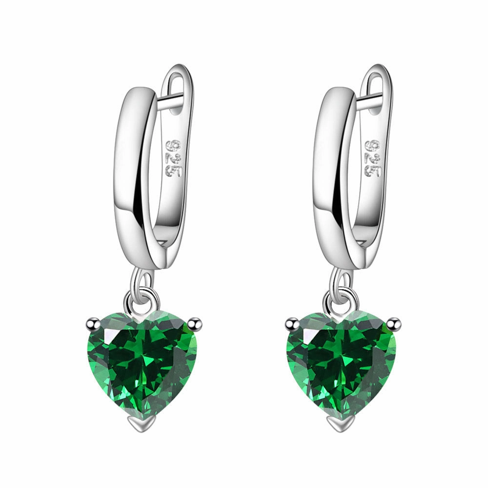 Wholesale Valentine's Day Love Zircon Necklace Earrings Ring Set