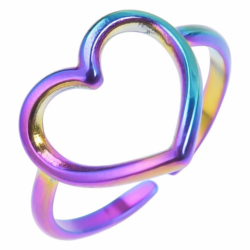 Wholesale Valentine's Day Stainless Steel Couple Love Rings