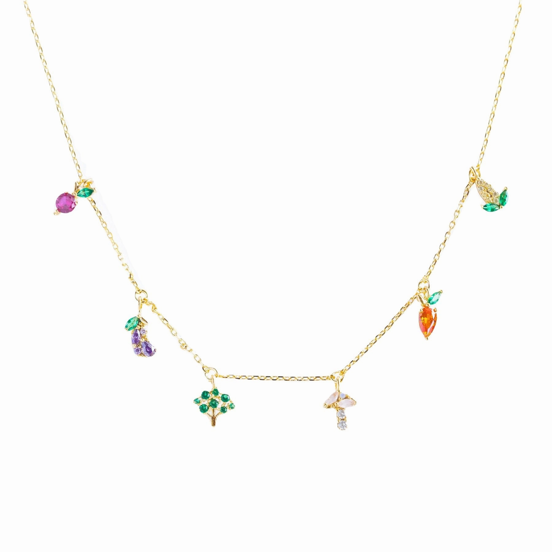 Wholesale Vegetable Copper Necklace