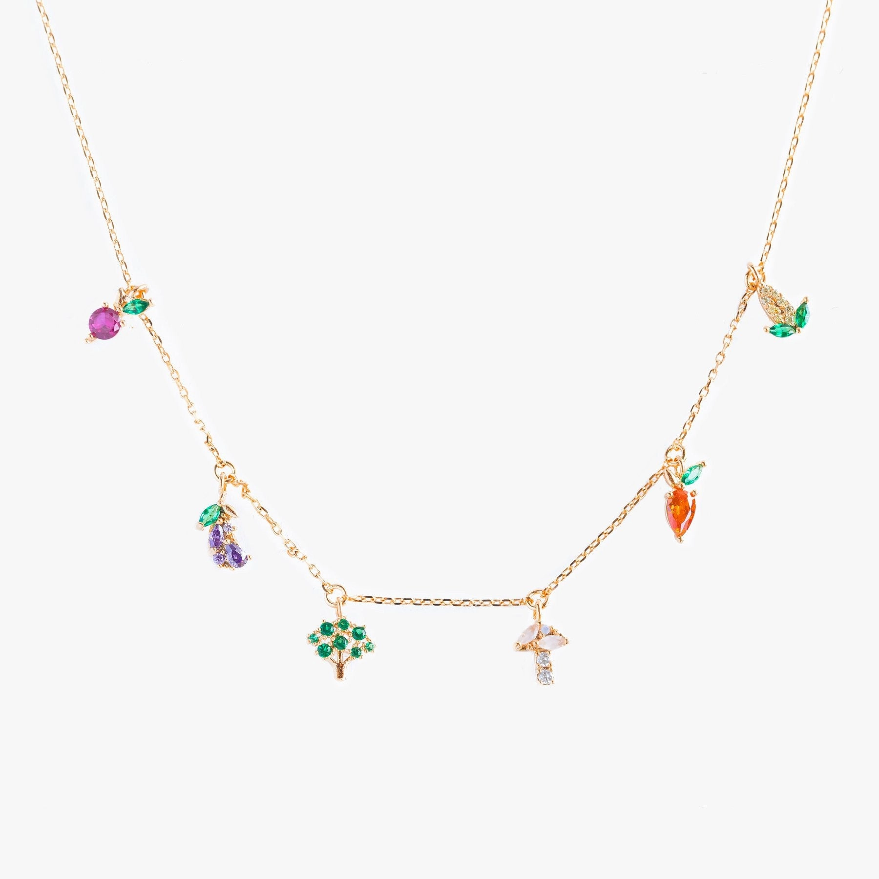Wholesale Vegetable Copper Necklace