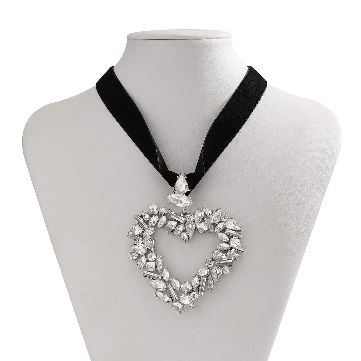 Wholesale Velvet Diamond Love Necklaces