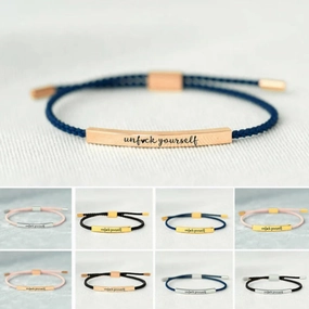 Wholesale Versatile Woven Lucky Titanium Steel Bracelets