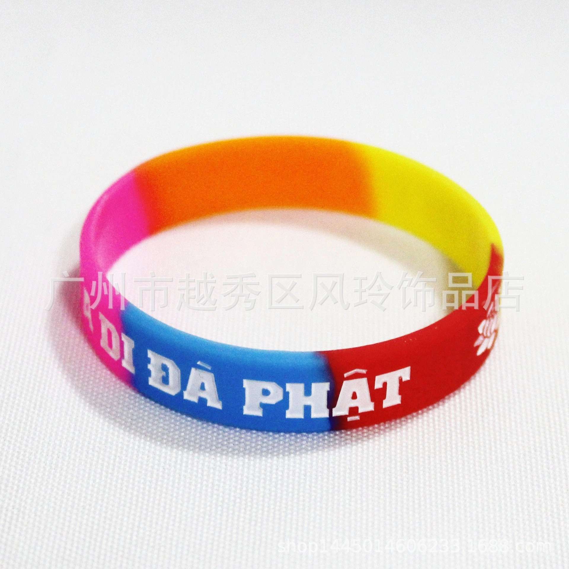 Wholesale Vietnam Great Compassion Mantra Six Character Mantra Silicone Bracelet